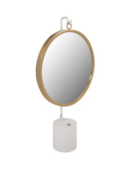 Tischspiegel Eleganca 325 Weiß / Gold
