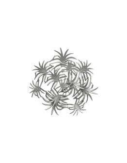 Wanddeko Domizil 425 Silber