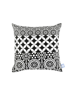 Dekokissen Stereo 125 Schwarz / Weiß