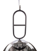 Hängelampe Calai II 410 Grau / Schwarz