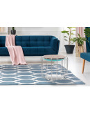 Beistelltisch / Pouf Comfortable 110 Mint / Silber
