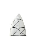 Dekokissen Kennedy 125 Weiß / Schwarz