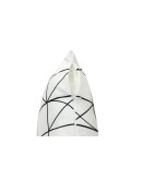 Dekokissen Kennedy 125 Weiß / Schwarz