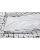 Bettwäsche Kennedy 125-GB Weiß / Schwarz