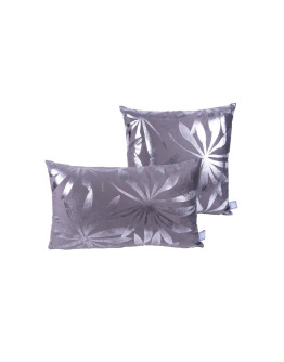 Dekokissen Prisma 425 2er-Set Graphit / Silber