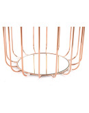 Beistelltisch / Pouf Comfortable 110 Hellviolett / Rosé