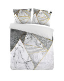 Bettwäsche Bavaria 125-GB Grau / Gold