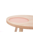 Beistelltisch Addison III Esche / Rosa