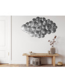 Wanddeko Domizil 225 Silber