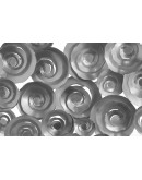 Wanddeko Domizil 225 Silber