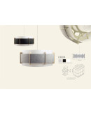 Hängelampe Lux 110 Grau