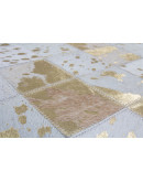 Lavish Pouf 210 Elfenbein / Gold 45cm x 45cm