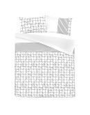 Bettwäsche Kennedy 125-GB Weiß / Schwarz