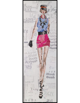 Papier Wandbild Runway II (3-teilig) 96cm x 92cm