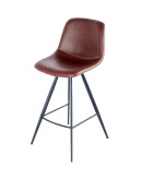 Barstuhl Samantha 325 2er-Set Dunkelbraun / Schwarz