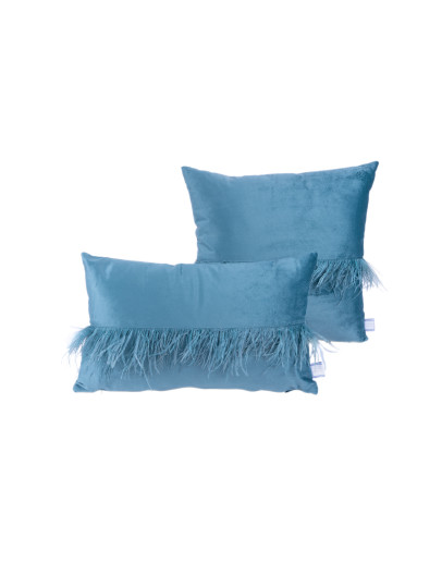 Dekokissen Palmira 225 2er-Set Aqua