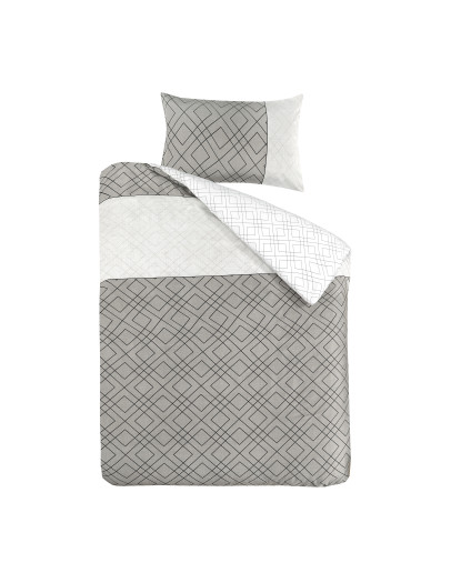 Bettwäsche Heather 125-GB Grau